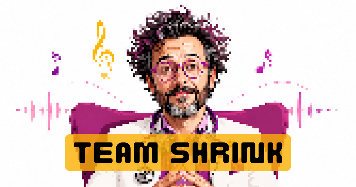 Band Shrink Session — a pixel-art band psychologist